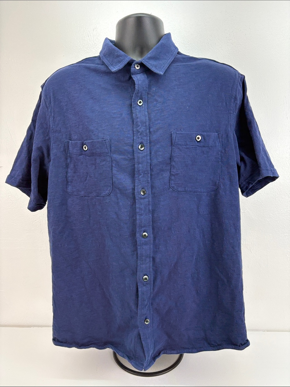 Rowm Shirt Mens XL Blue